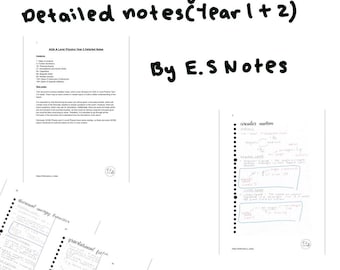 Notas detalladas de Física de nivel A de AQA (año 1 + 2)