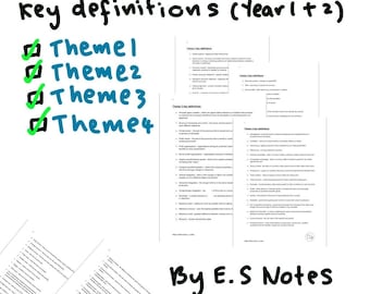 Definiciones clave de economía de nivel A de Edexcel (año 1+2)