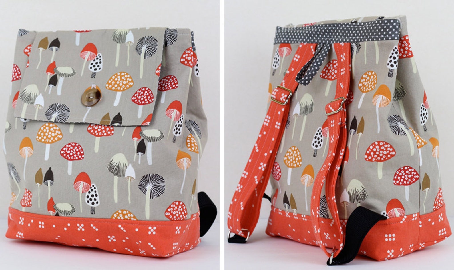 Day off Backpack PDF Sewing Pattern Adult and Child Size Etsy