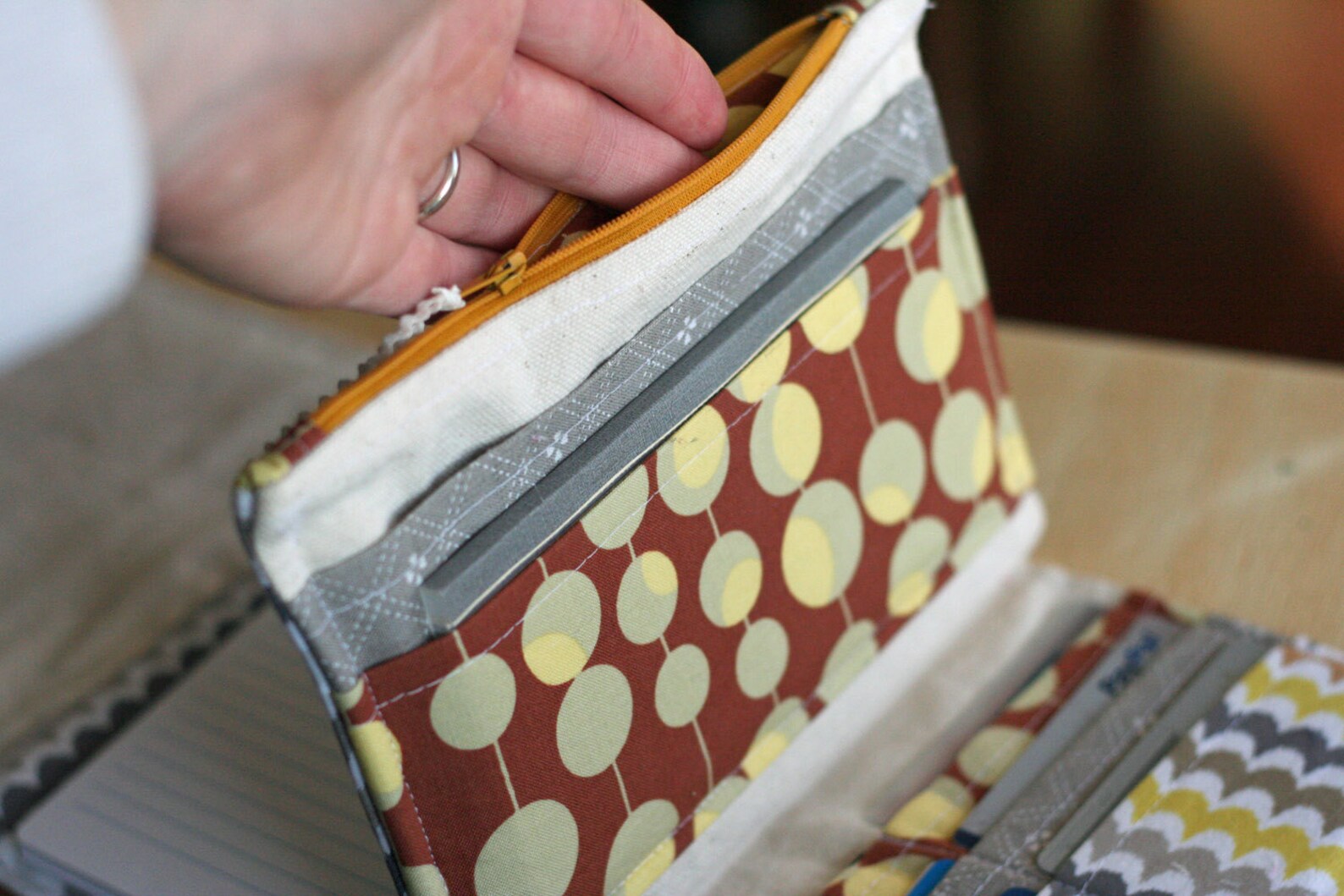 Wallet Clutch Sewing Pattern the 3 Layer Clutch PDF Sewing Etsy