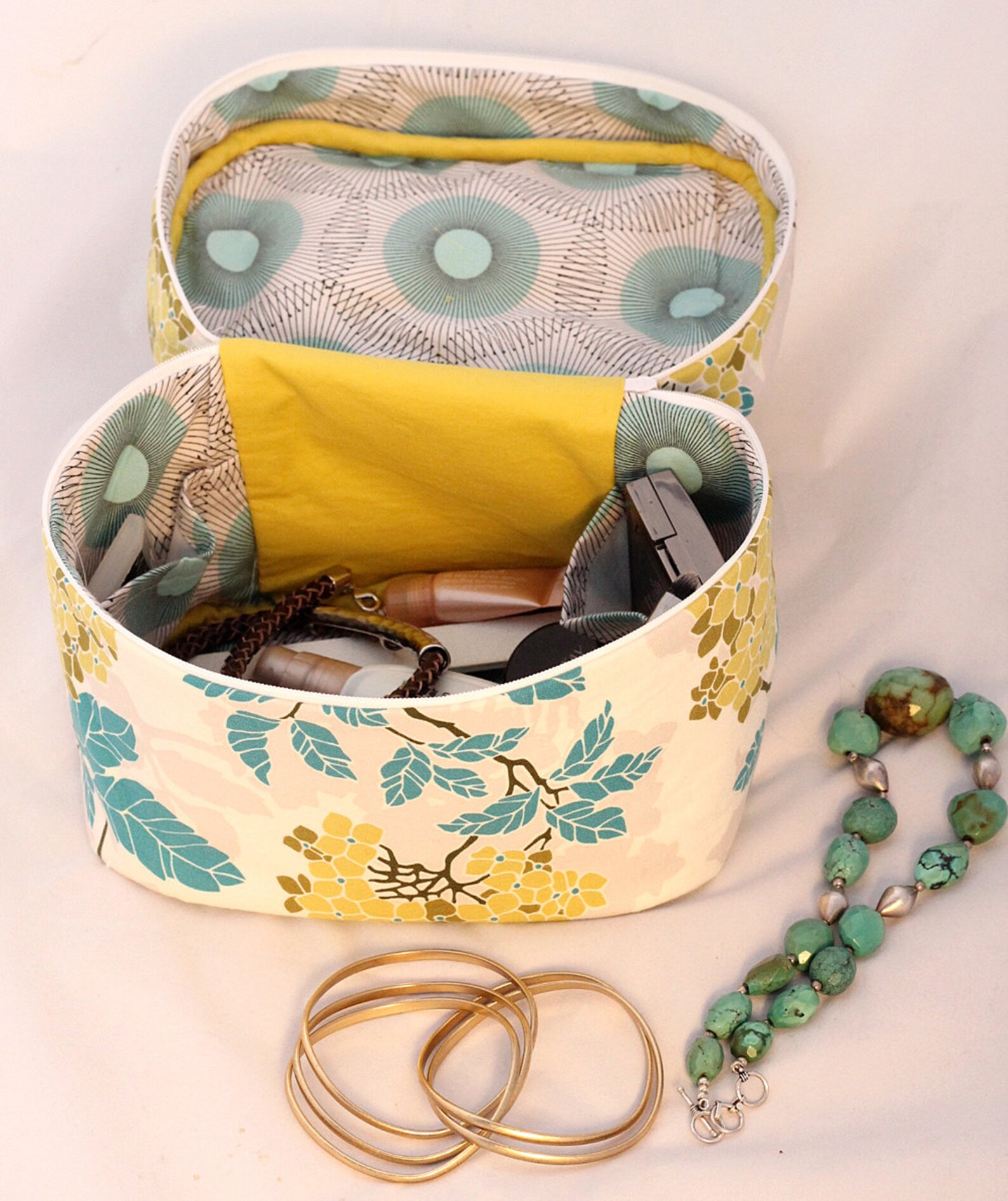 Train Case Sewing PDF Sewing Pattern Ebook Travel Case Etsy