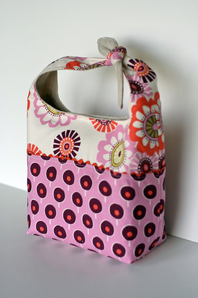 Lunch Bag Sewing Pattern PDF Ebook Hobo Lunch Sak Instructions - Etsy
