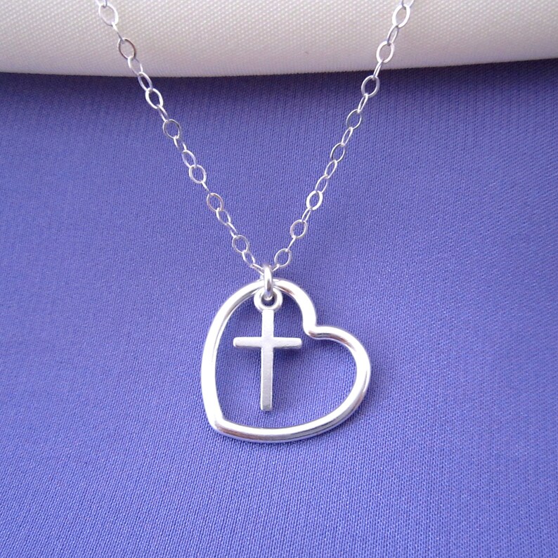 Love and Faith Necklace in sterling silver Etsy
