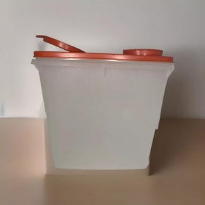 Vintage Tupperware #469-9 Müsli 13 Cup Aufbewahrungsbehälter Orange