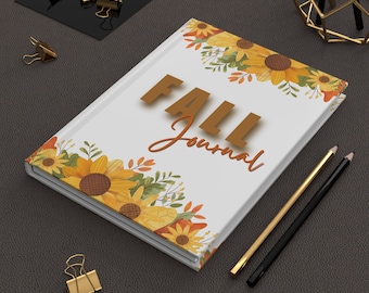 Fall Journal | Autumn Writing | Hardcover Journal Matte