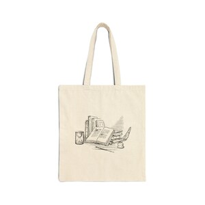 Bookish Tote Bag | Canvas Bag | Book Lover Bag | Reading Shopper Bag