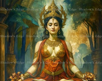 Kali Divine Feminine Giclee Art Print – Sacred Goddess Artwork