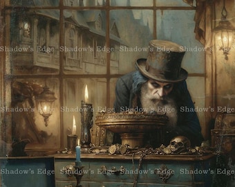 Fagin Oliver Twist Giclee Art Print, Dickens Wall Art, Victorian Decor