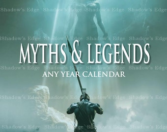Myths & Legends Any Year Calendar