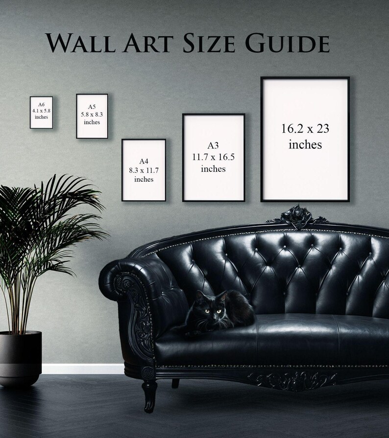 Gothic Angel Art Print: Golden Baroque Pre-raphaelite Wall Décor. Title ...