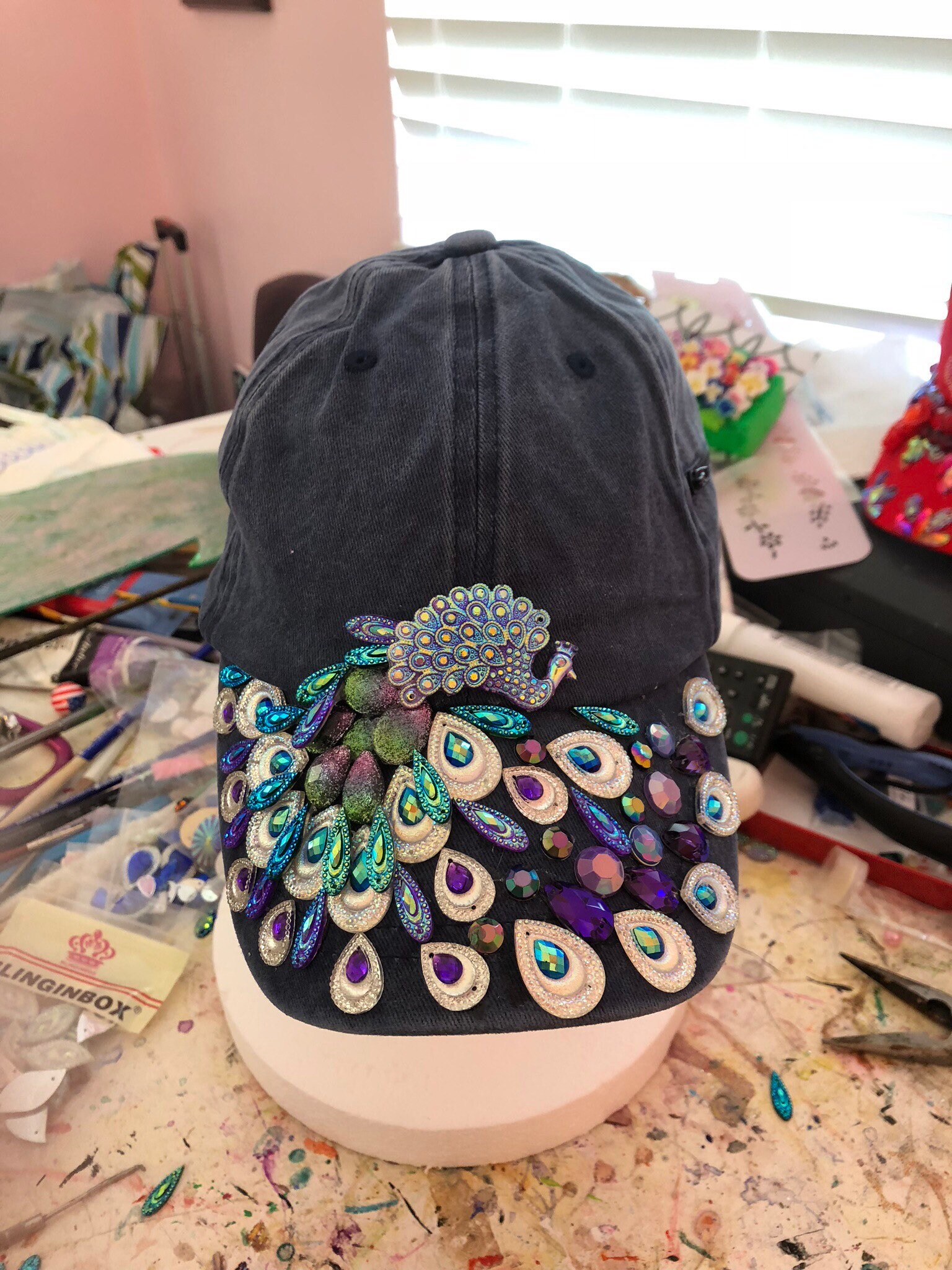 NEW Peacock Lauren's Lids | Etsy