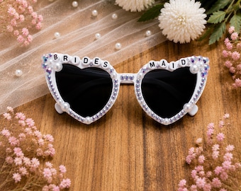 Lunettes de soleil personnalisées pour demoiselle d'honneur