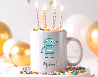 Personalisierte Kindertasse: Individuelle Kindertasse. Kinderkeramiktasse Personalisierte Namenstasse für Kinder