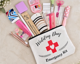 Wedding Day Emergency Kit. Wedding Day Kit. Wedding day Essentials kit. Wedding day Must haves Bride Kit. Bride Bag Emergency Kit