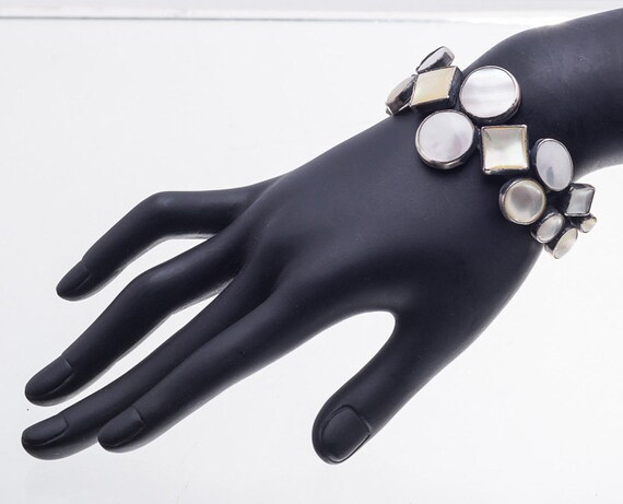 Rocki Gorman Bracelet - Golden Lip & Pearl - Sterl