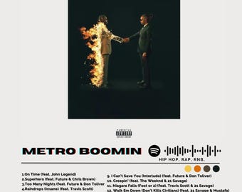 Metro Boomin Heroes & Villains Album Cover Art Print