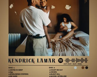 Kendrick Lamar - Mr Morale Album Cover Art Print | Wall Decor