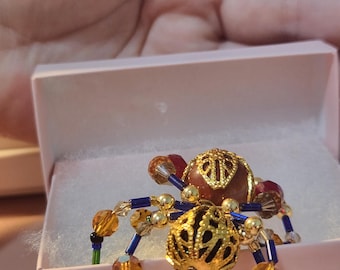 Beaded spider suncatcher