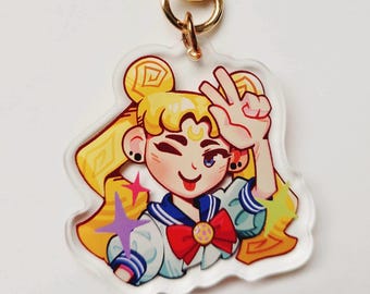 Sailor Moon Key Chain Charm