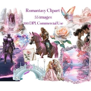 ロマンチック クリップアート 55 PNG - ロマンス、ファンタジー、おとぎ話、妖精、ロマンス小説、中世のコラージュ、アートジャーナル、スクラップブッキング、ジャンクジャーナル