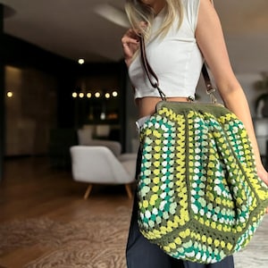 Cotton Crochet Bag, Mother’s Day Gift, Crochet Fashion Bag, Cotton Yarn Knitted Tote, Woven Cotton Shoulder Bag, Gift for her,Mom&#39;s Day Gift
