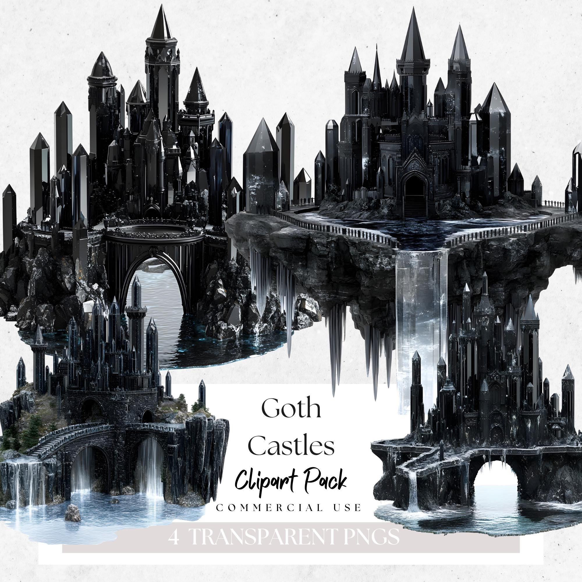 「レア」Crystal castlesクリスタル・キャッスルズ壁掛けタペストリー Original 3D Crystal Puzzle™ Castle Black 104 Piece Puzzle