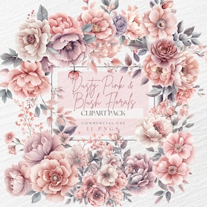 Chinoiserie stoffig roze en blozen bloemenboeket illustraties, chinoiserie behang clipart, blozen roze bloemen png, blozen roze rozen, aquarel