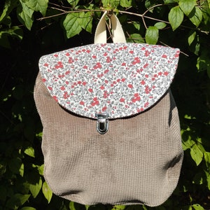 sac à dos à personnaliser prénom maternelle cadeau sac cartable crèche enfant personnalisation personnalisé velours