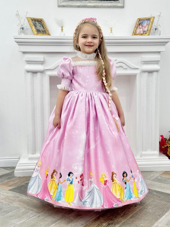 ♡ special vintage pink princess dress ♡ Pink Princess Dress -sparkling Long Dress Special Occasions
