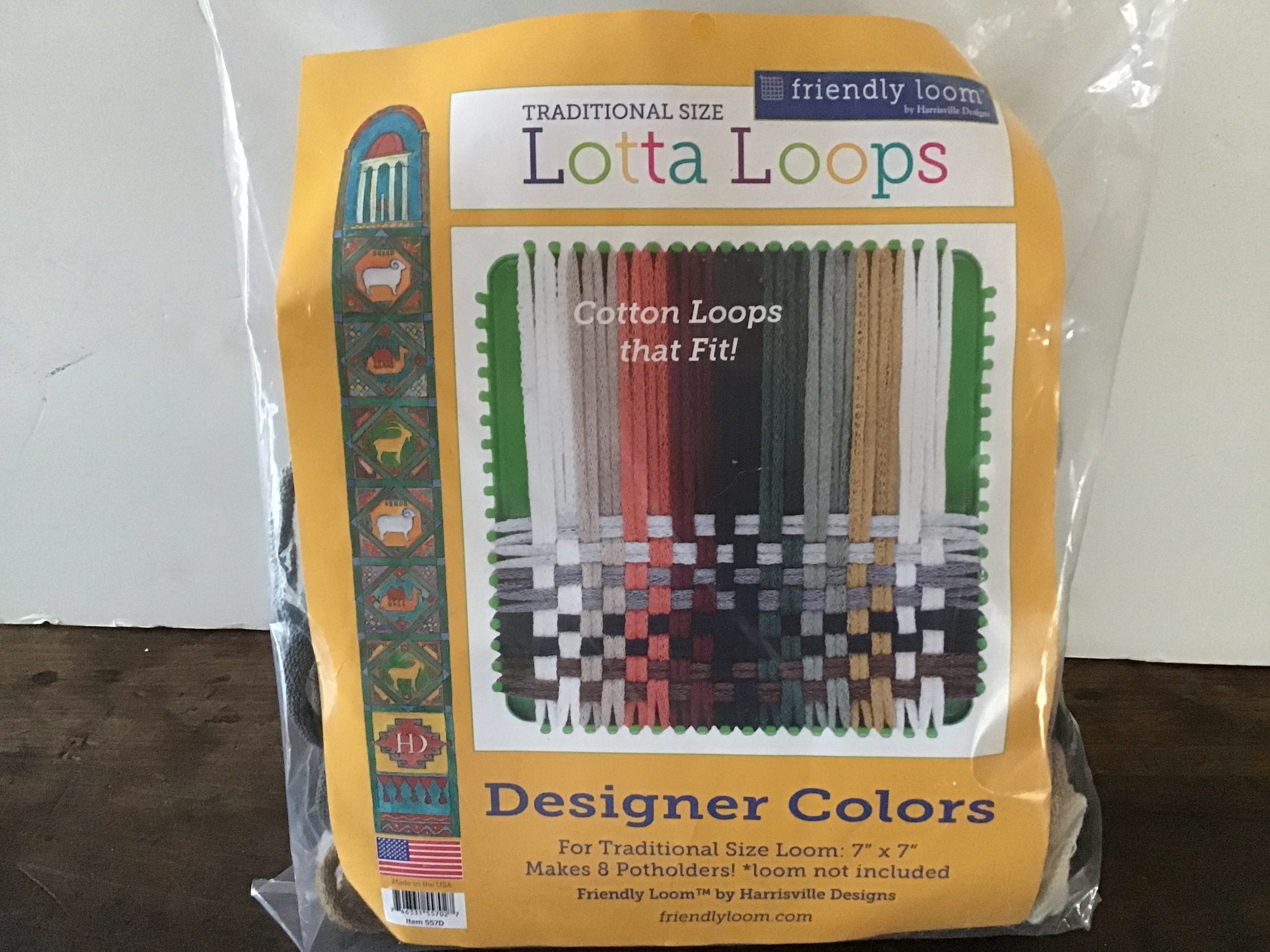 Acorns & Twigs  Lotta Loops by Friendly Loom™ - Bright Holiday