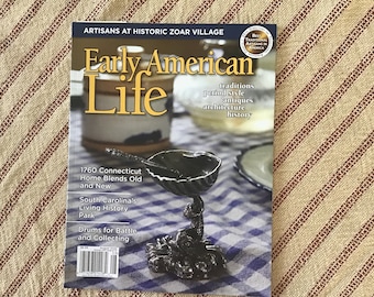 Early American Life Aug 2020 tradition antiques history Directory of Traditional Artisans in America