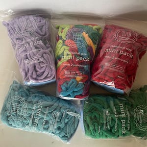 Loops cotton potholder loom 7 inch traditional size red green blue multi colors lavender