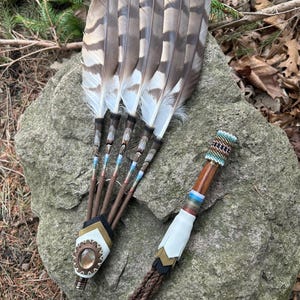Eurasian Pallid Harrier Wing Feather Ceremonial Smudge Fan