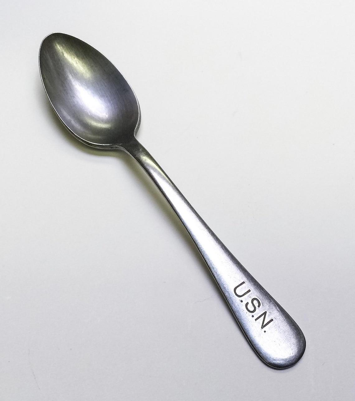 USN US Navy Vintage WW2 Stainless Spoon Silco Mess Hall Etsy