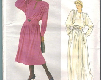 Vogue 1010 Paris Original Christian Dior Dress Sewing Pattern Misses Size 12 Vintage UNCUT