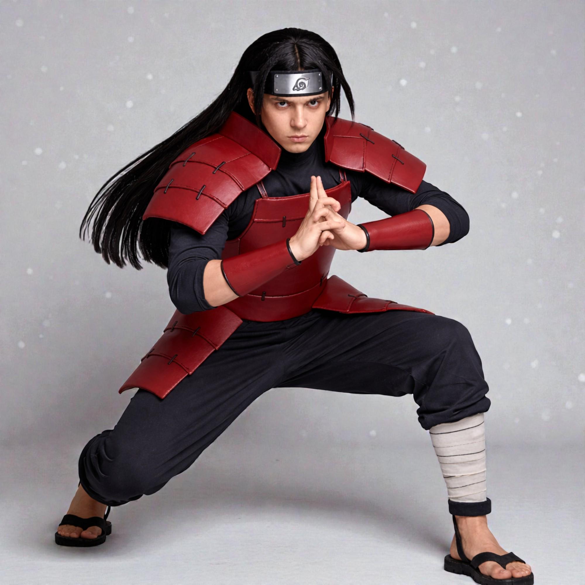 Animated Samurai Robe Anime Inspired Red Samurai Armor Costume | Ninja Battle Armor Apron ...