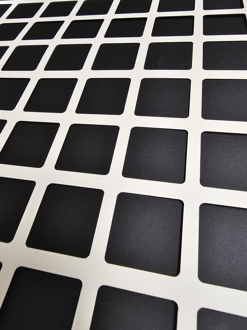 Square Rounded Designs Rounded Squares Stencil - Etsy
