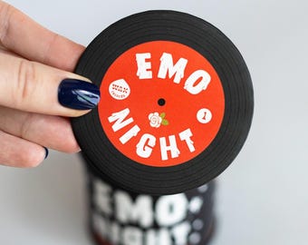 Emo Night Vinyl Record Magnet