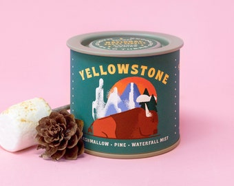 Yellowstone National Park hand poured Soy Candle