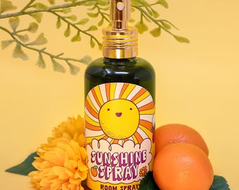 Sunshine Room Spray - Orange Coconut Non Toxic Air Freshener