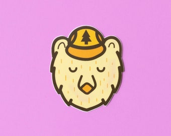 Ranger Bear Vinyl Sticker