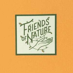 Friends of Nature Vinyl Sticker image 1