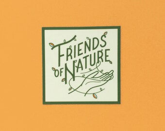 Friends of Nature Vinyl Sticker