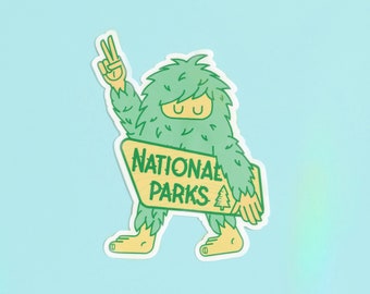 Sasquatch National Park Vinyl Sticker