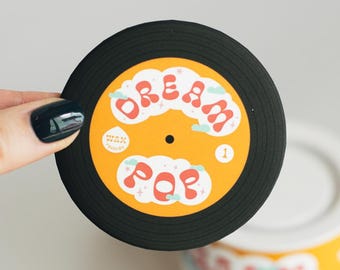 Dream Pop Vinyl Record Magnet