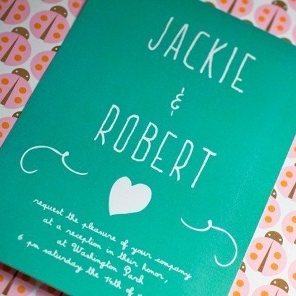 Chalkboard -  Wedding Invitation
