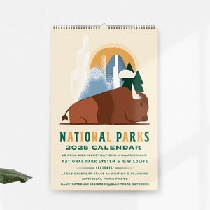 SALE - National Park Wildlife Calendar - 2025