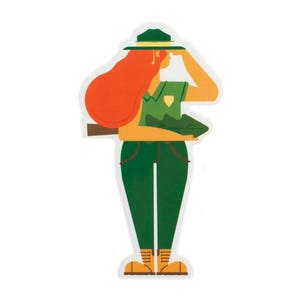 Park Ranger Bike Frame Sticker Park Ranger Sticker Set - Etsy