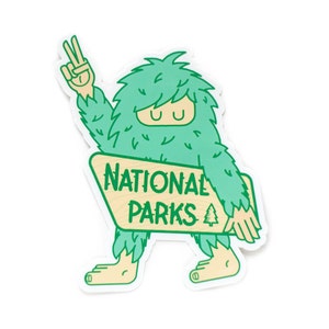 Sasquatch National Park Vinyl Sticker image 2