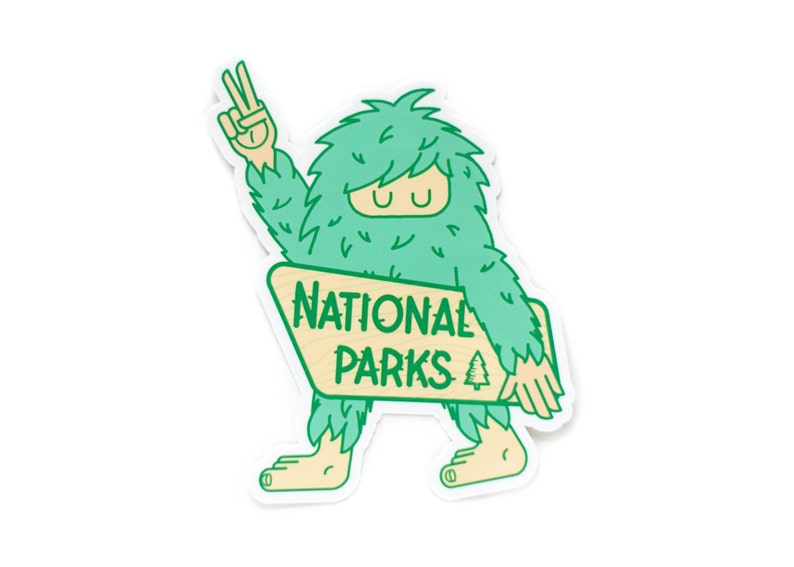 Sasquatch National Park Vinyl Sticker image 2